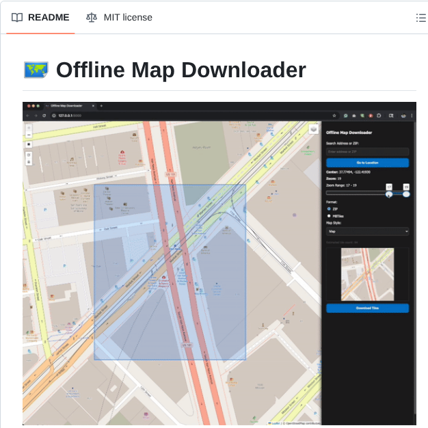 0015 Offlinemapdownloader screenshot
