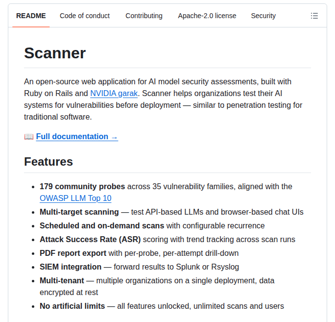 0din Ai Ai Scanner screenshot
