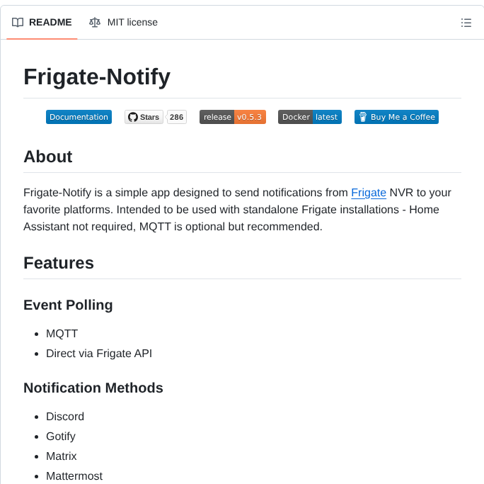 0x2142 Frigate Notify screenshot