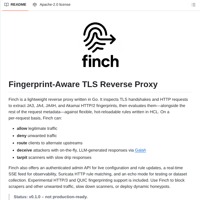 0x4d31 Finch screenshot