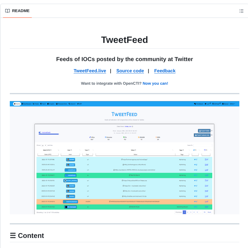 0xdaniellopez Tweetfeed screenshot