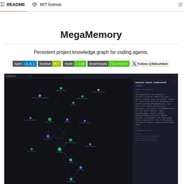 0xk3vin Megamemory screenshot