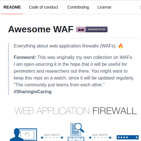 0xsojalsec Awesome Waf screenshot