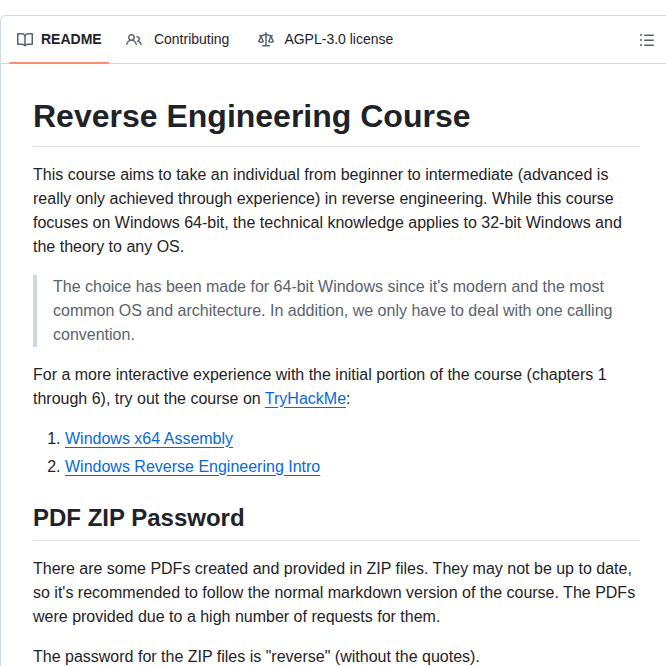 0xz0f Z0fcourse_reverseengineering screenshot