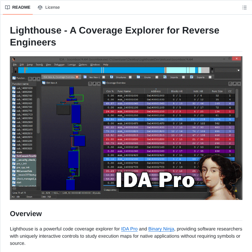 0xdea Lighthouse screenshot