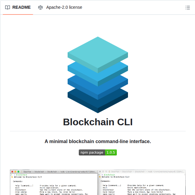 0xs34n Blockchain Cli screenshot