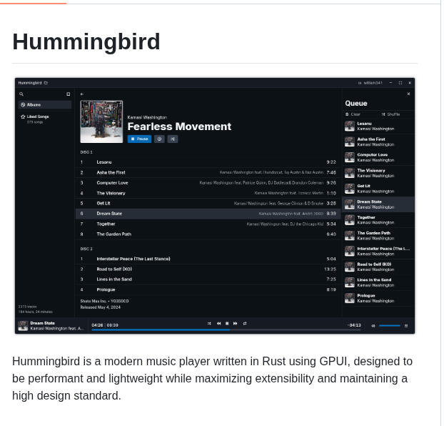 143mailliw Hummingbird screenshot