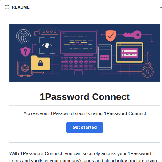 1password Connect screenshot