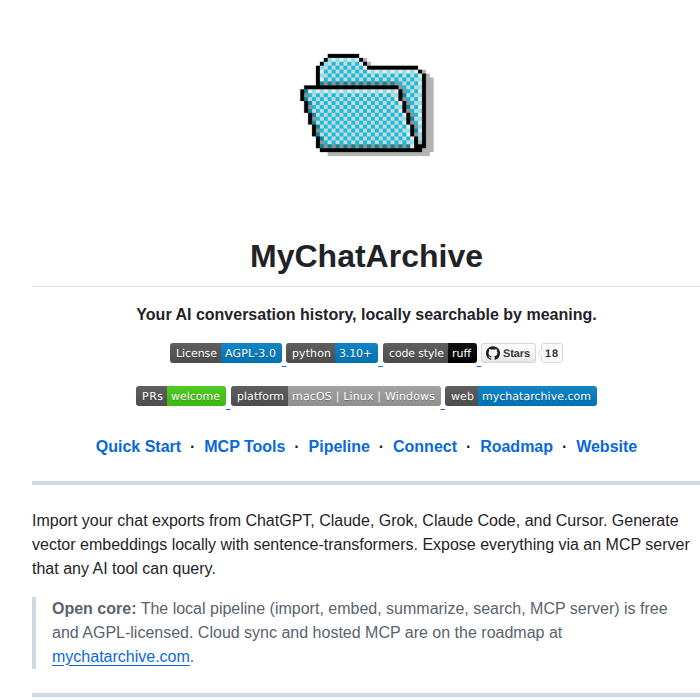 1ch1n Mychatarchive screenshot