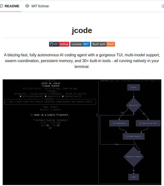 1jehuang Jcode screenshot
