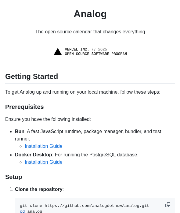 Analogdotnow Analog screenshot