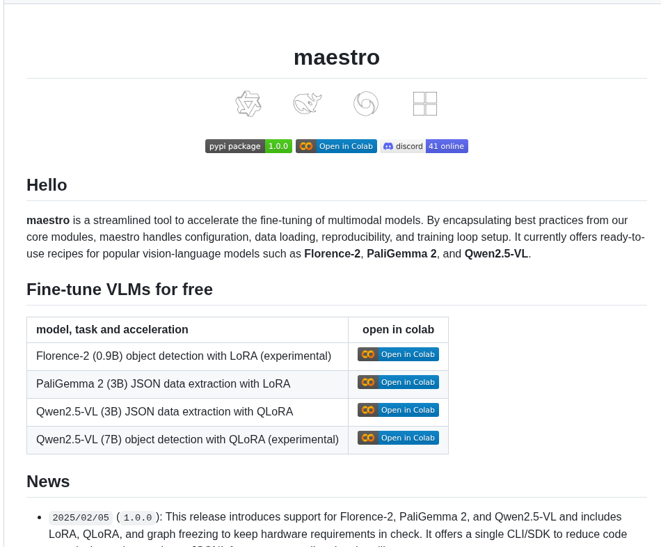 Roboflow Maestro screenshot