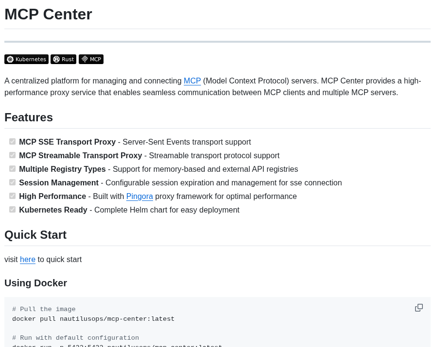 Nautilus Ops Mcp Center screenshot