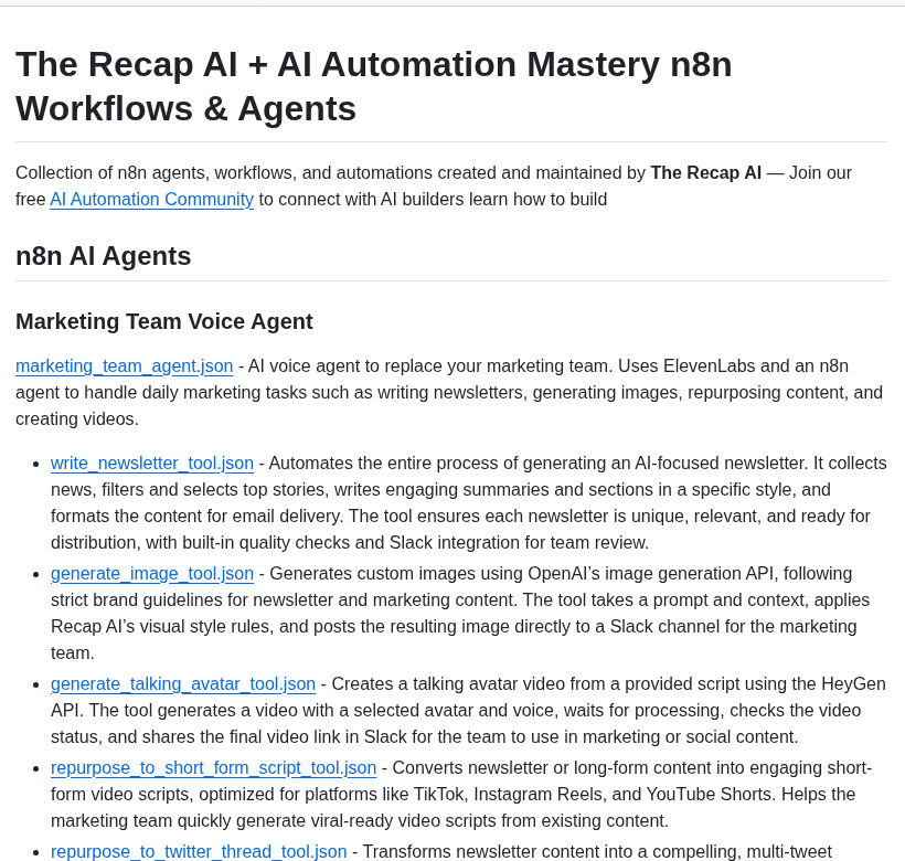 Lucaswalter N8n Ai Automations screenshot