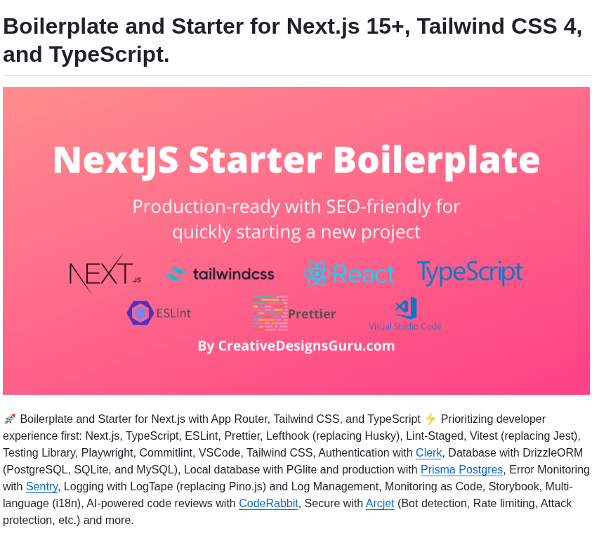 Ixartz Next Js Boilerplate screenshot