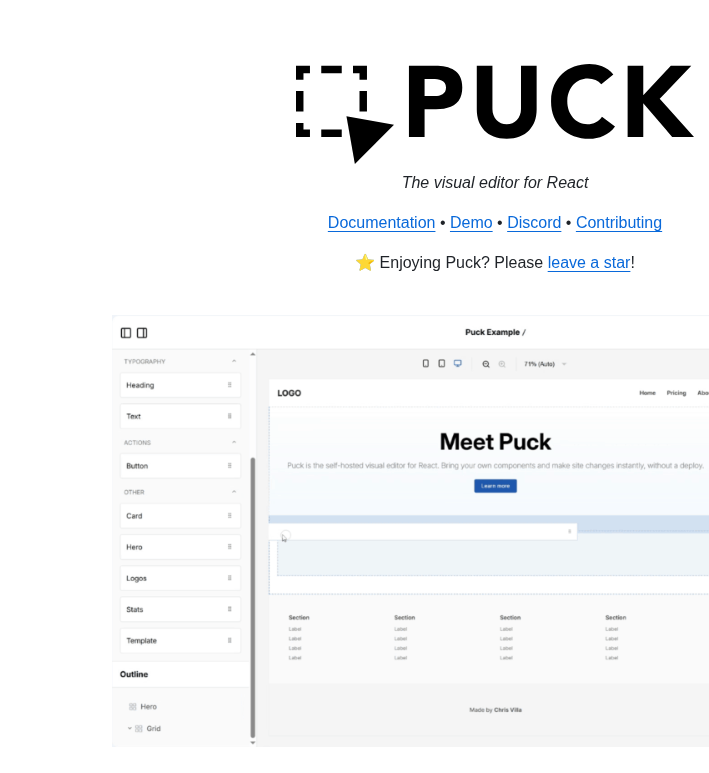 Puckeditor Puck screenshot