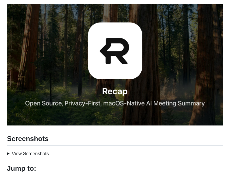 Recapai Recap screenshot