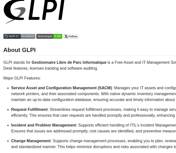 Glpi Project Glpi screenshot