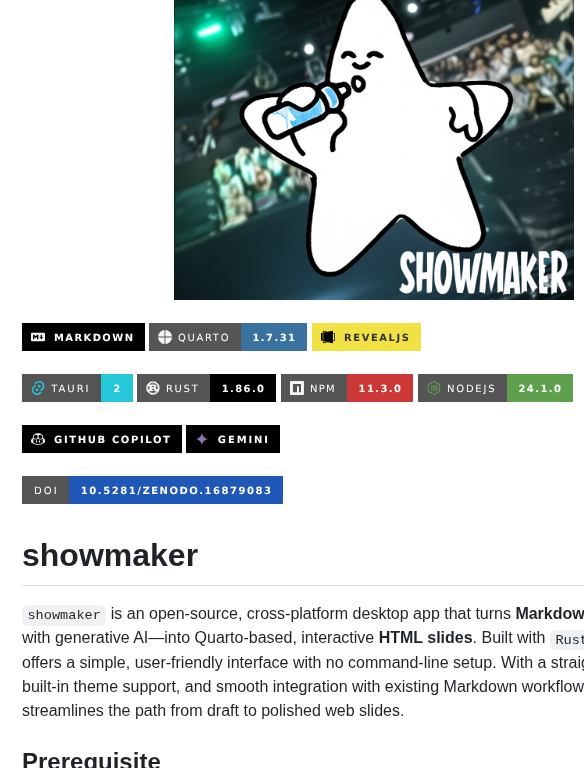 Jhk0530 Showmaker screenshot