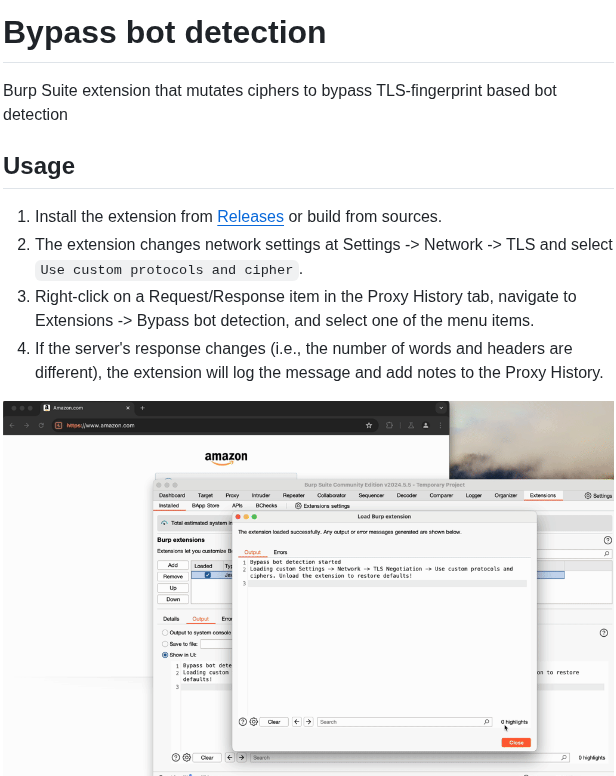 Portswigger Bypass Bot Detection screenshot