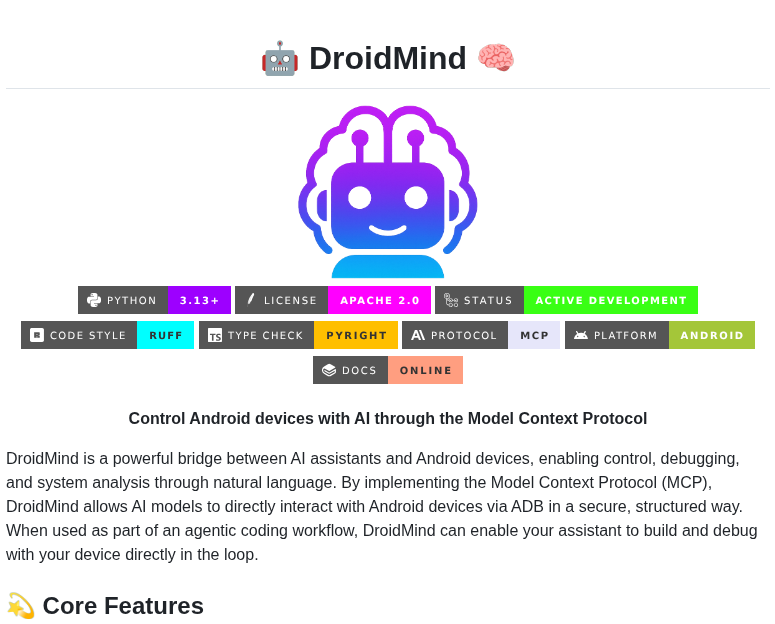 Hyperb1iss Droidmind screenshot