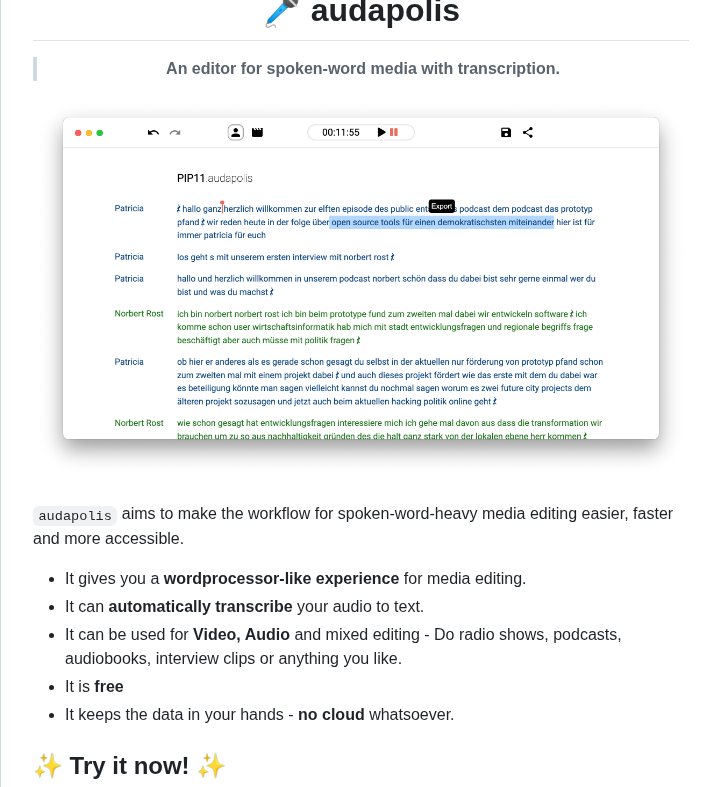Bugbakery Audapolis screenshot
