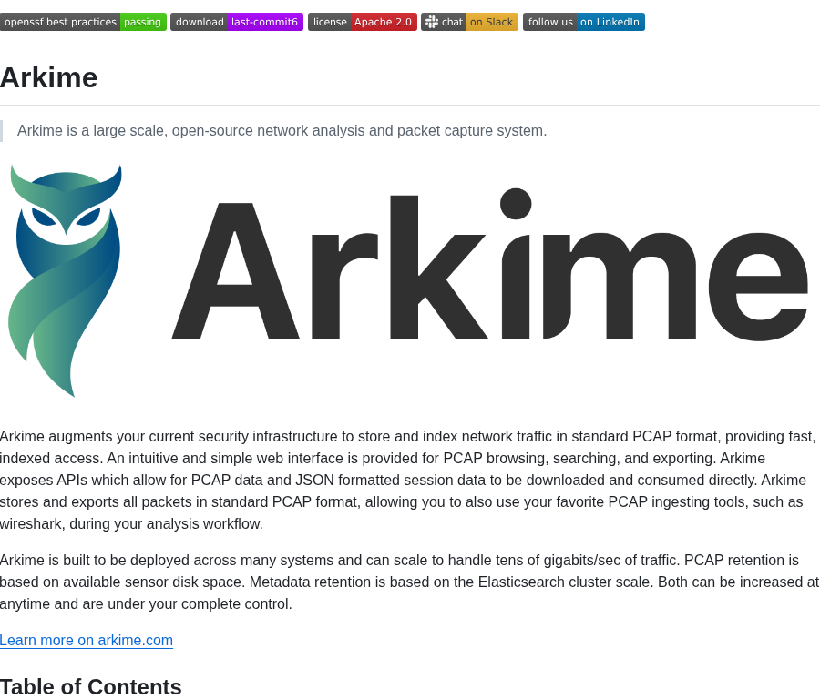 Arkime Arkime screenshot