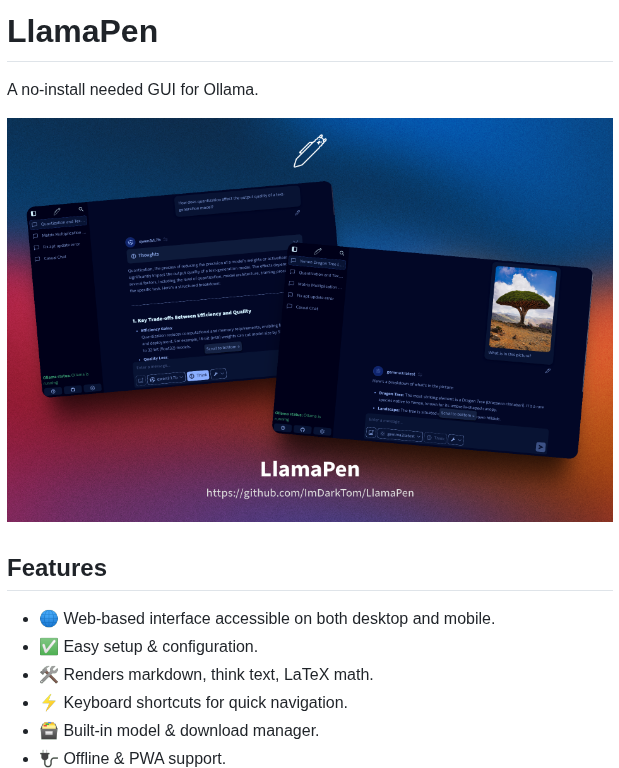 Imdarktom Llamapen screenshot