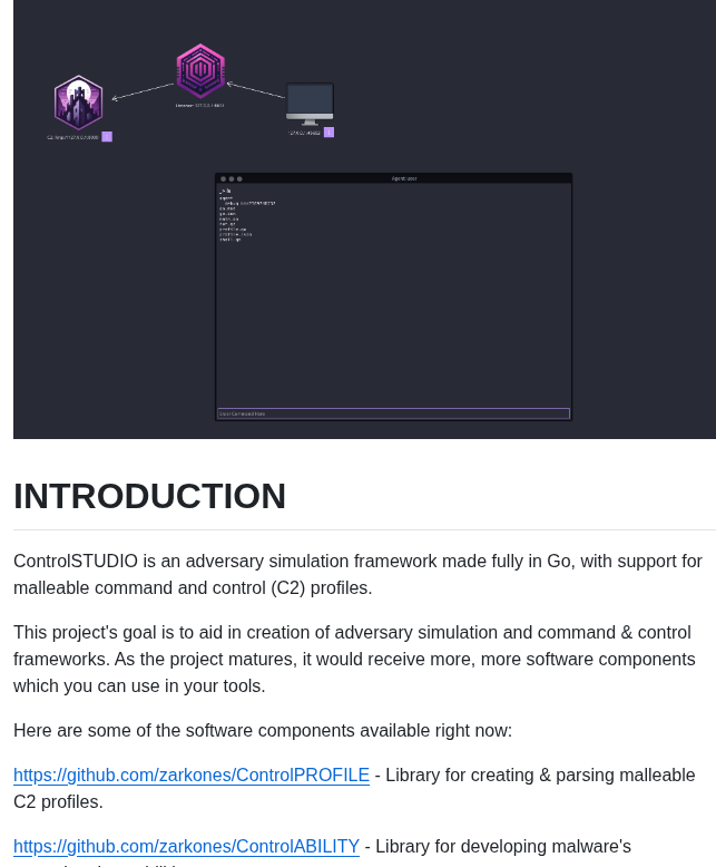 Zarkones Controlstudio screenshot