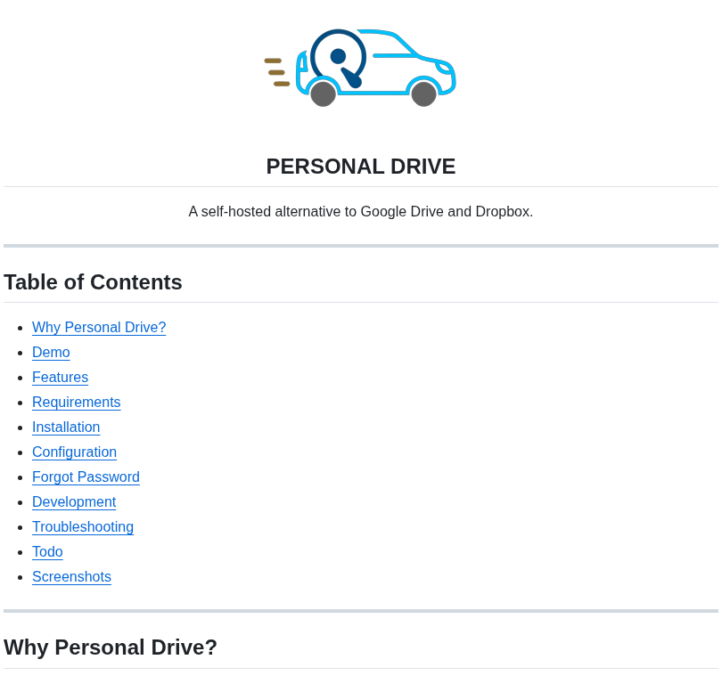 Gyaaniguy Personal Drive screenshot