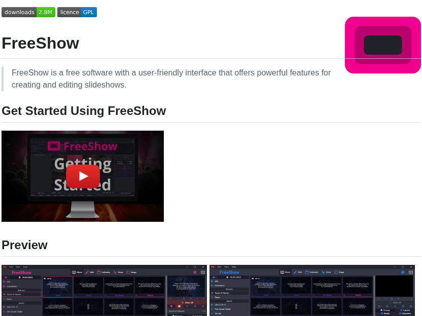 Churchapps Freeshow screenshot