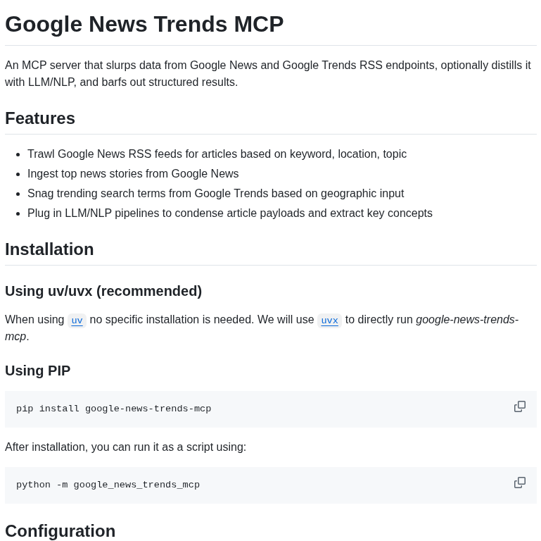 Jmanek Google News Trends Mcp screenshot
