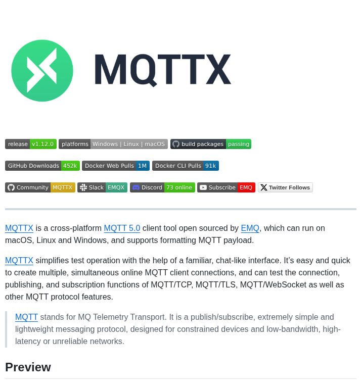 Emqx Mqttx screenshot