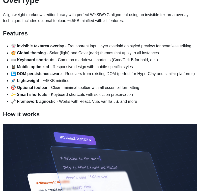 Panphora Overtype screenshot