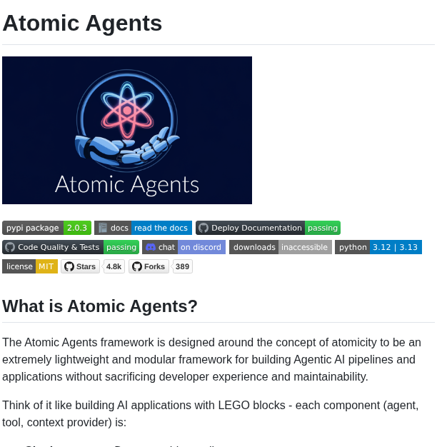 Brainblend Ai Atomic Agents screenshot