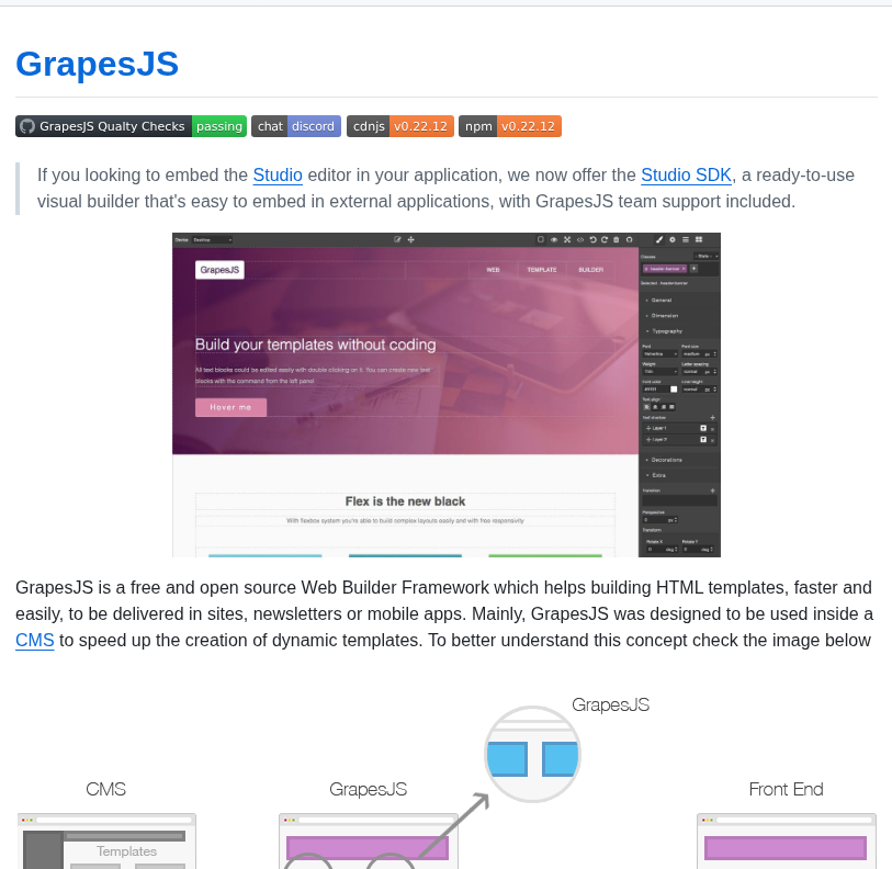 Grapesjs Grapesjs screenshot