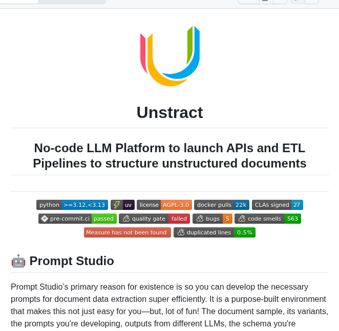 Zipstack Unstract screenshot