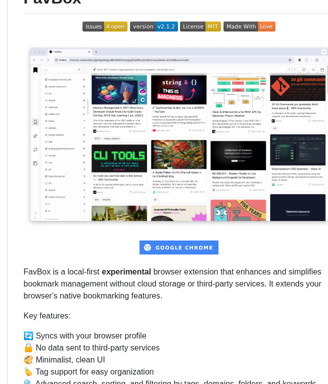 Dd3v Favbox screenshot