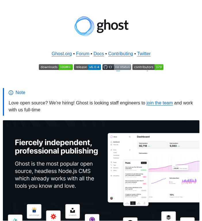 Tryghost Ghost screenshot