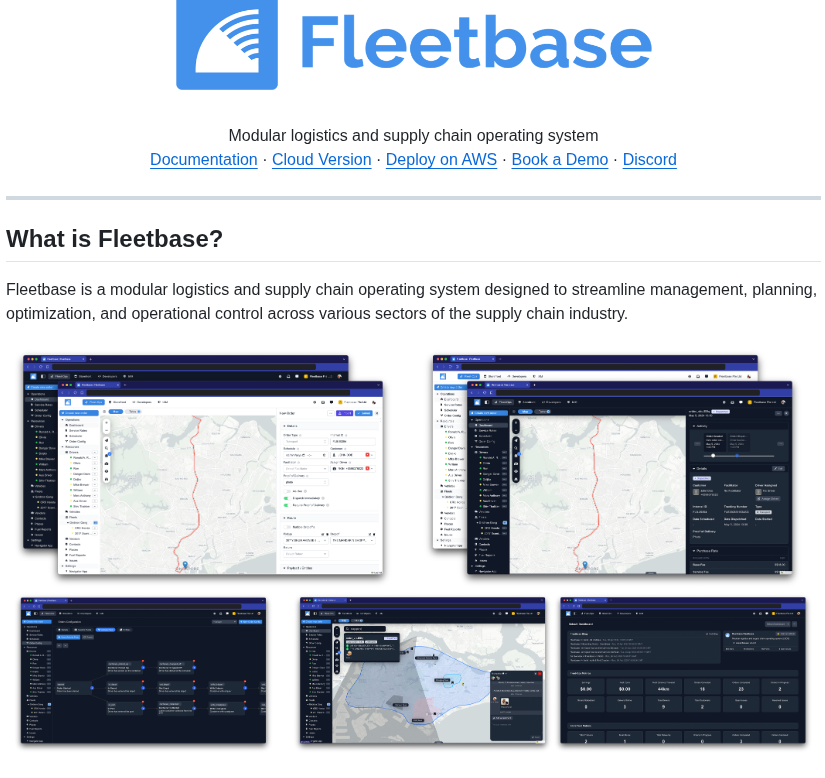 Fleetbase Fleetbase screenshot