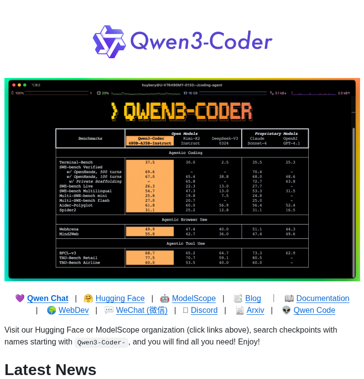 Qwenlm Qwen3 Coder screenshot
