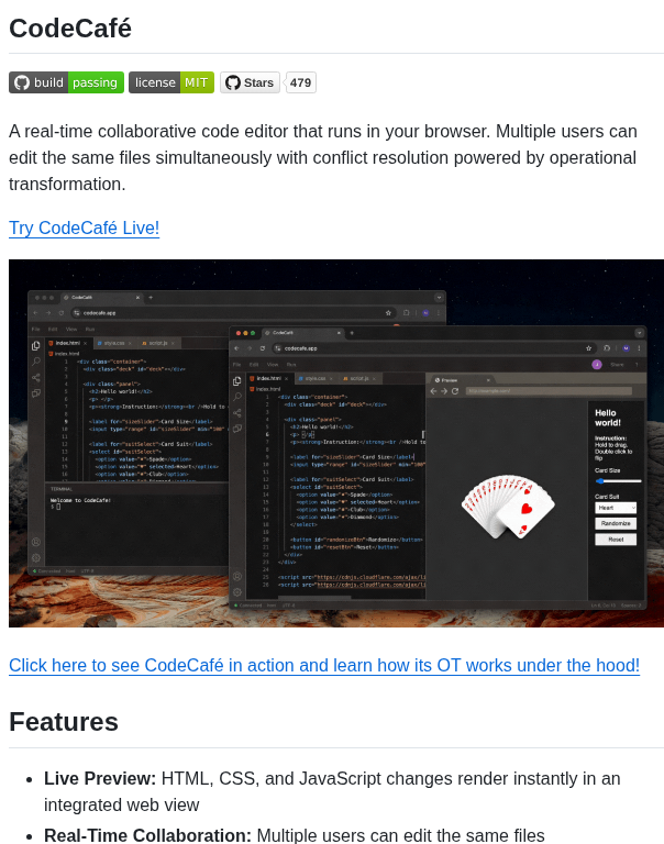 Mrktsm Codecafe screenshot