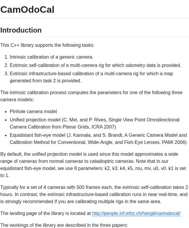 Hengli Camodocal screenshot