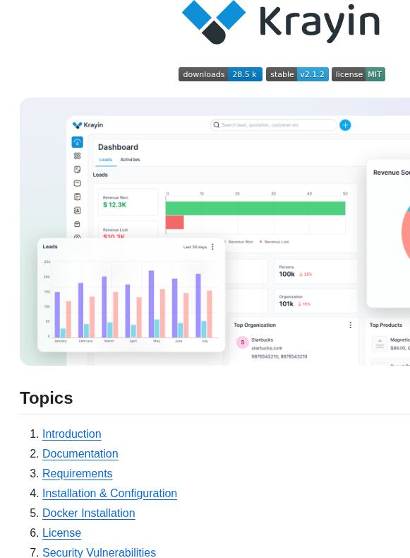 Krayin Laravel Crm screenshot