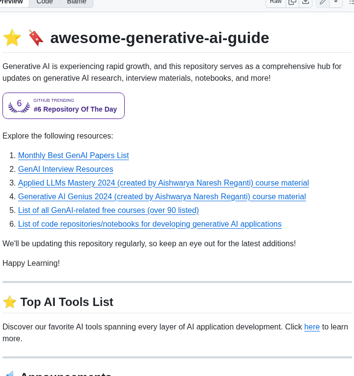 Aishwaryanr Awesome Generative Ai Guide screenshot