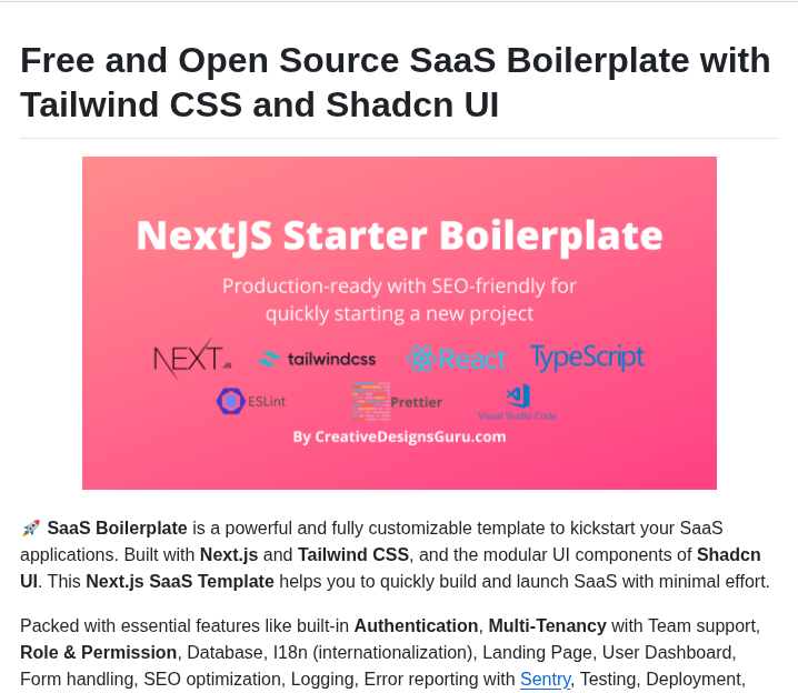 Ixartz Saas Boilerplate screenshot