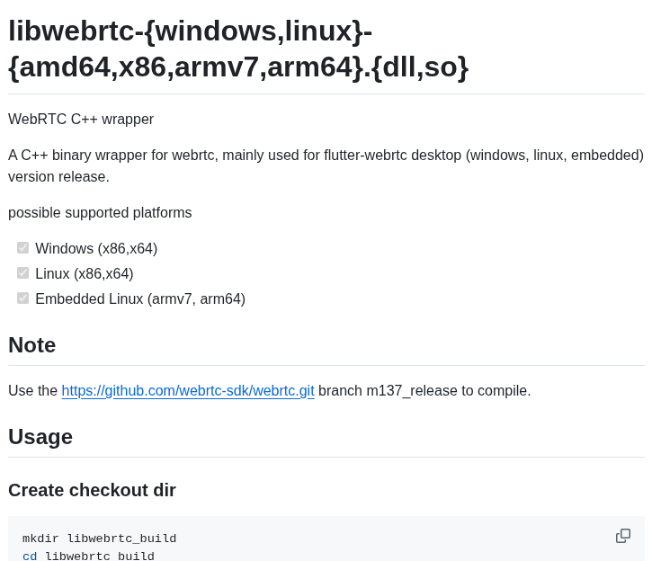 Webrtc Sdk Libwebrtc screenshot