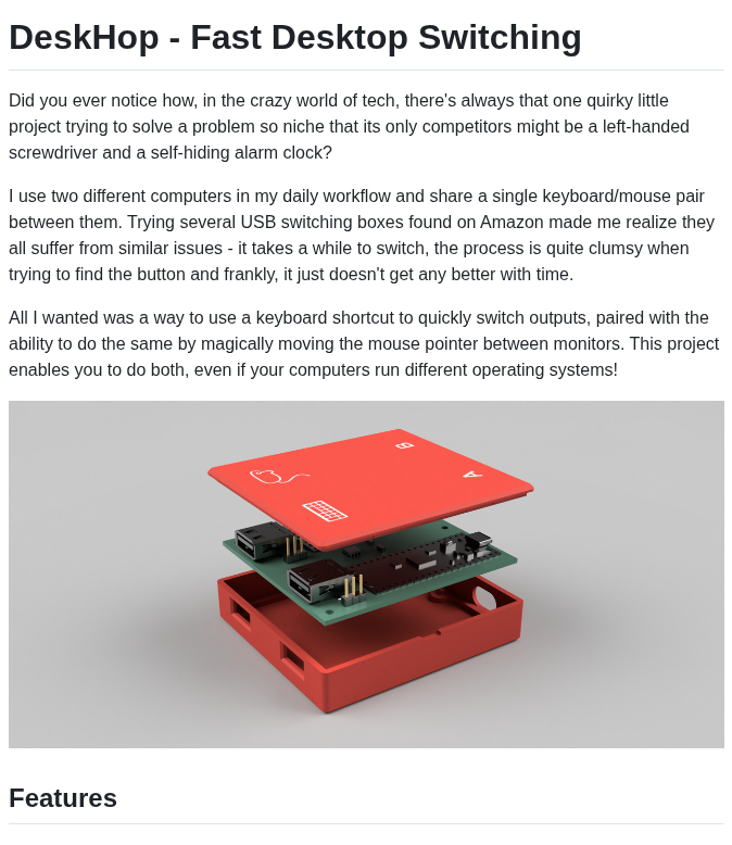Hrvach Deskhop screenshot