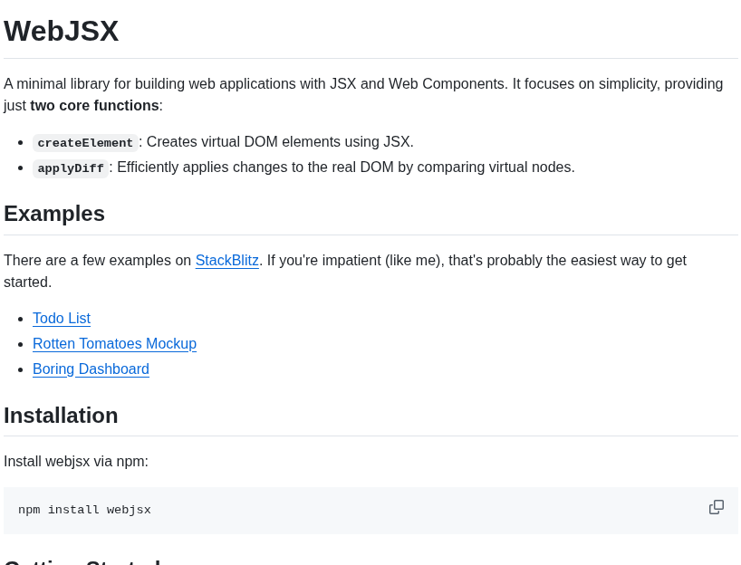 Webjsx Webjsx screenshot