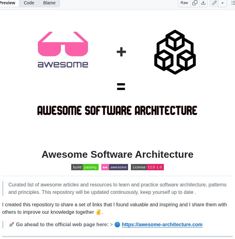 Mehdihadeli Awesome Software Architecture screenshot